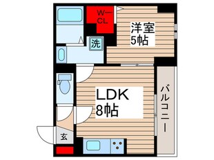 ルリアン北小岩Ⅱの物件間取画像